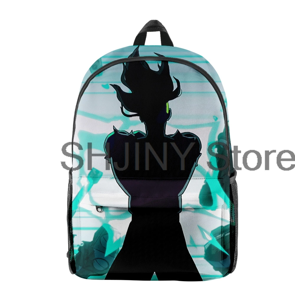 Captain Laserhawk Cartoon zaino studente borsa da scuola Hip-hop Daypack Cosplay Zipper Traval Bag Harajuku Funny Bag