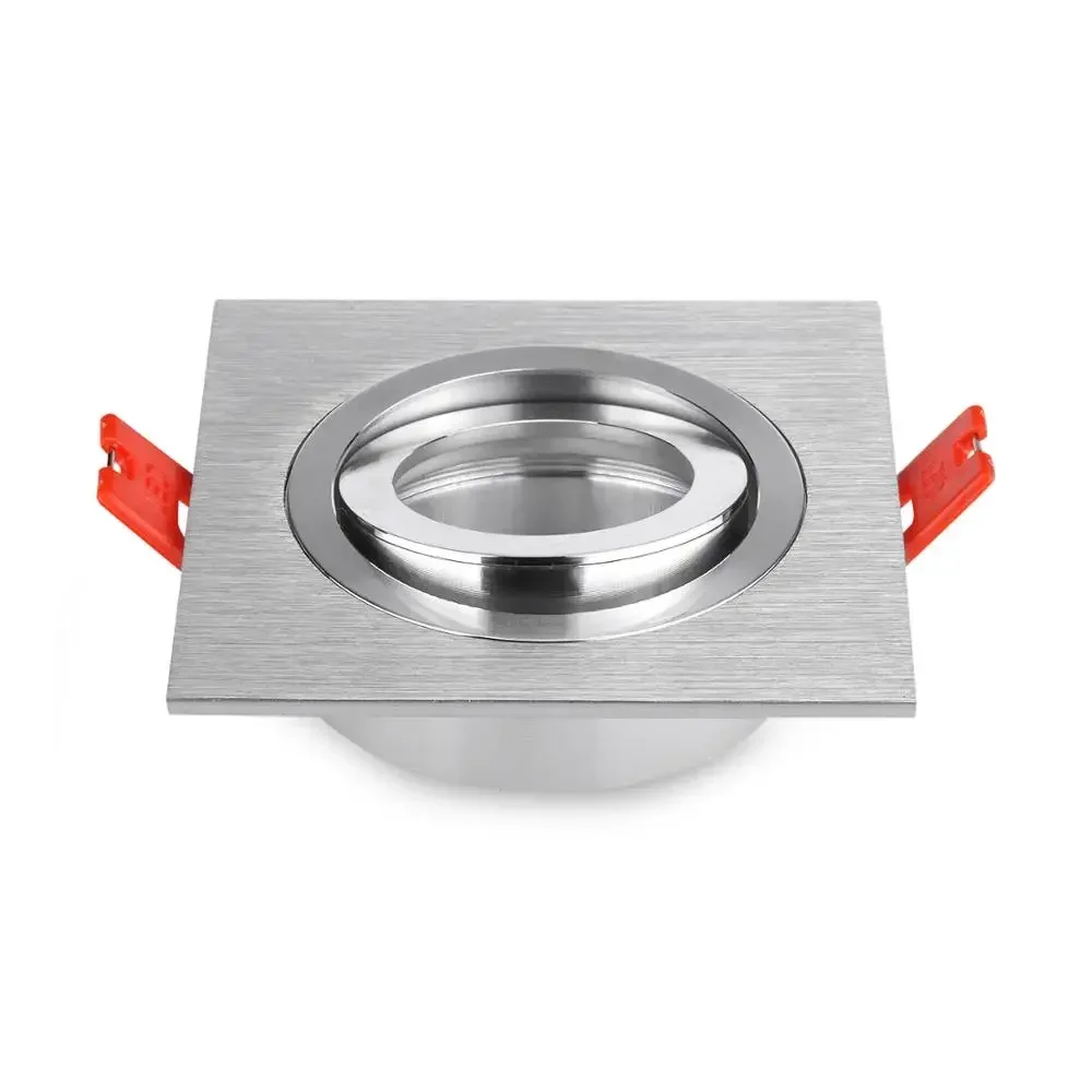 High Quality Square Adjustable Aluminum LED Ceiling Spot Light Fixture Ceiling Lamp Downlight Bracket Frame Indoor Decorative
