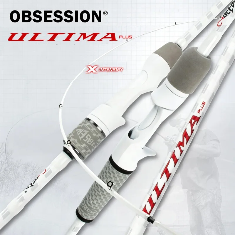 OBSESSION 1.98m 2.13m Spinning Casting 2 Section Fishing Rod Saltwater Baitcasting Rod For Bass Pike Fast Ultralight Lure Pole