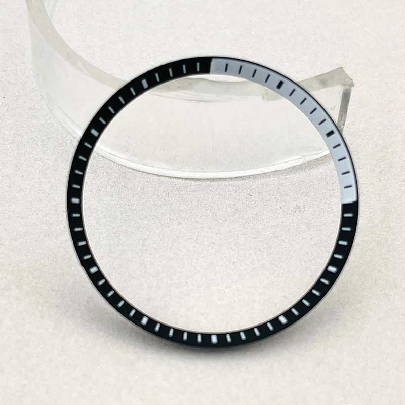 Double Color 30.5mm Plastic Watch Chapter Rings Inside Diameter 27.5mm Fits Seiko SRPD SKX007 SKX009 SKX011 Watch Repair Parts