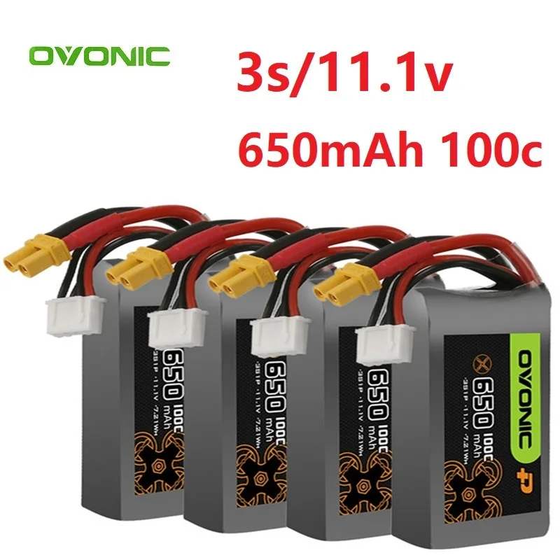 Upgrade 100C 3s 650mAh 11.1V LIPO Battery For RC Helicopter Quadcopter FPV Racing Drone Parts 3S BATTERY 4Pcs