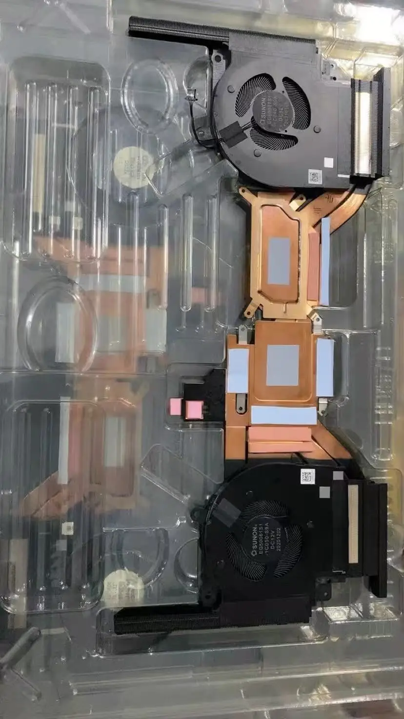 المخزون الأصلي العلامة التجارية الجديدة مروحة تبريد المبرد لديل Alienware X17 R2 المبرد 0YV8VF 3080