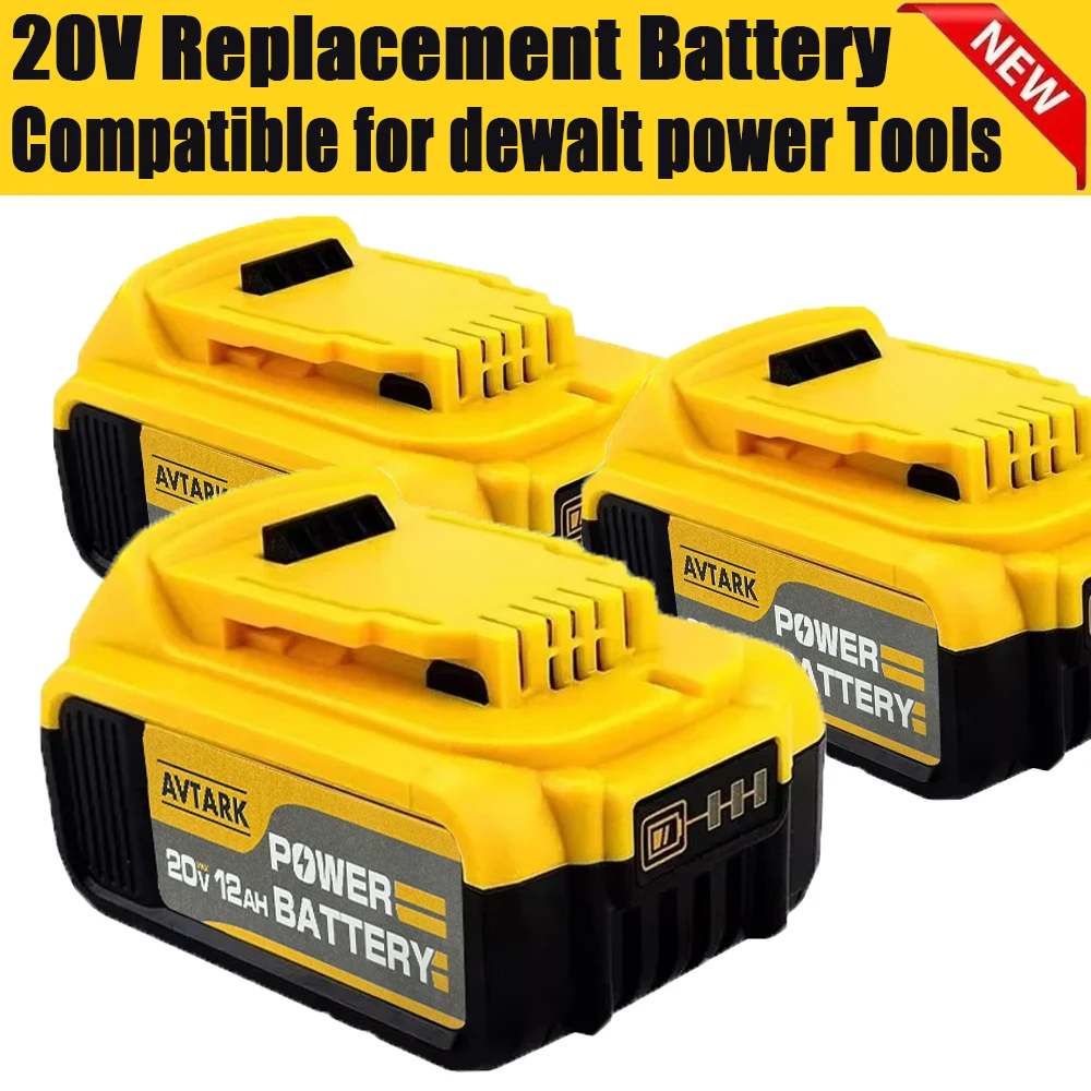 

New 100% Original for Dewalt Power Tool Batteries DCB206 20V 12Ah Batteries DCB206 DCB205 DCB204-2