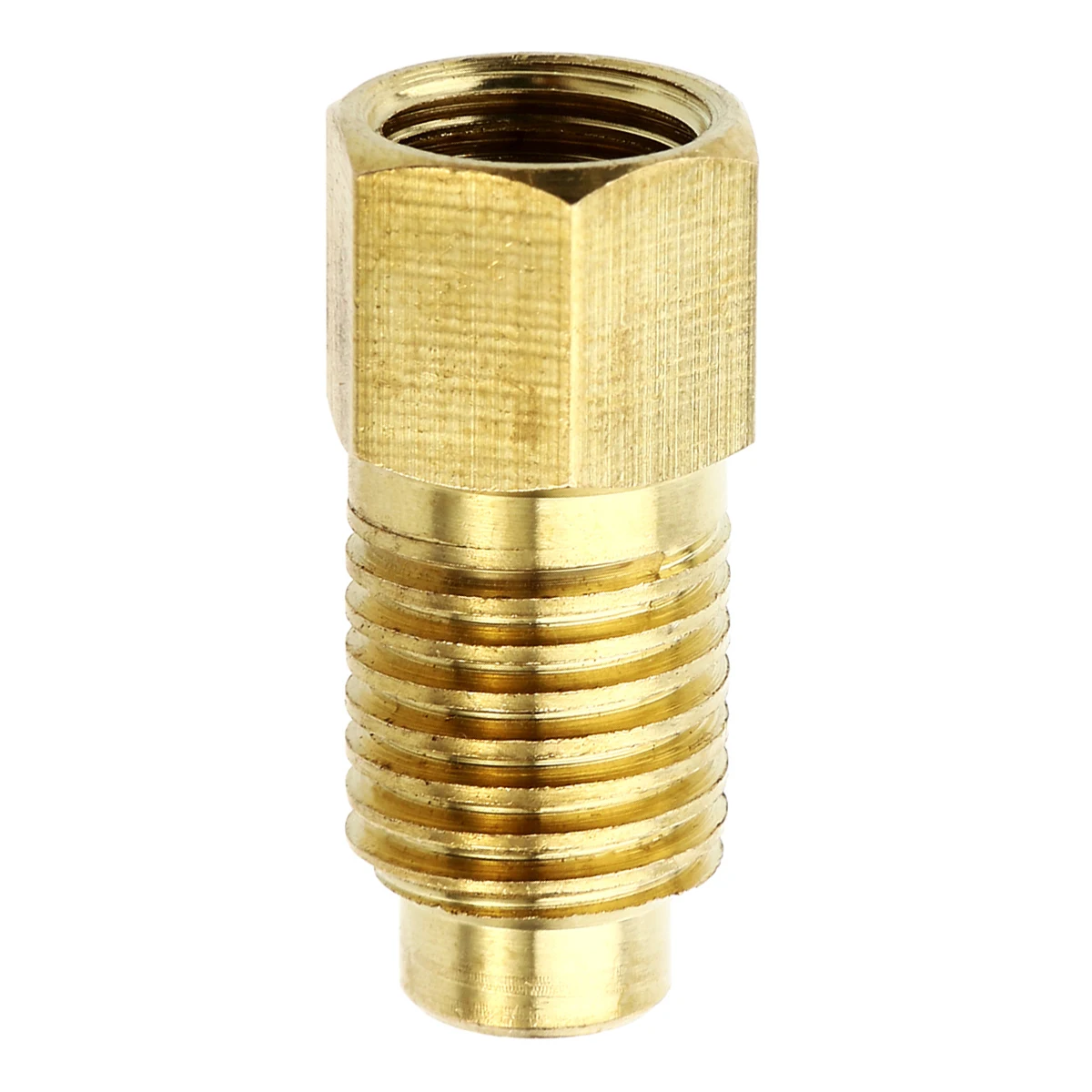 

R134A Conversion Fitting 1/4 Sae To 1/2 Inch Vacuum Pump Adapter Heavy Duty Metal Connector For Ac Refrigerant System Electrical