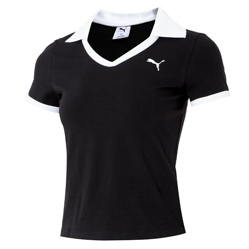 

Puma Puma Women's GRAPHIC PUMA PT SS Polo W-Black Short T-shirt 63312101