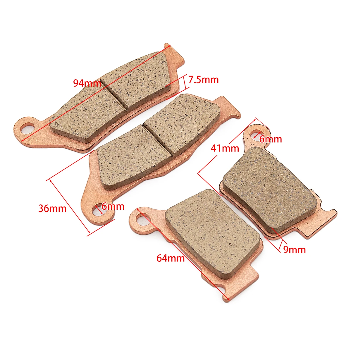 Motorcycle Front and Rear Brake Pads For KTM SX XC XCW SXF EXC 250 300 TPI 2020 125 150 200 350 450 EXCF XCRW 400 500 525 530