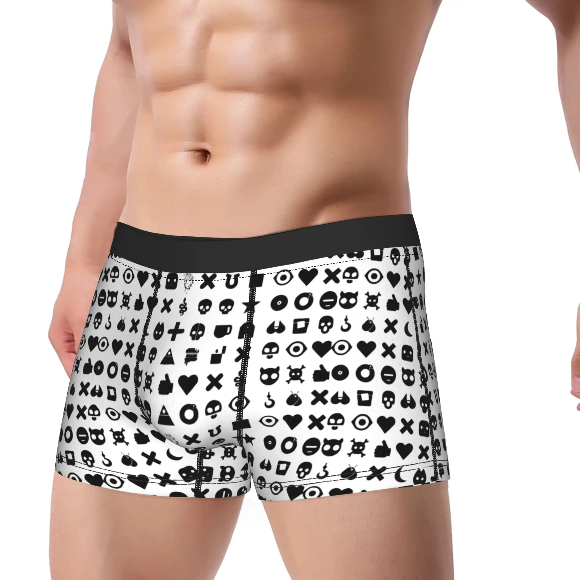 lLove Death And Robots3 lLove Death and Robots Underpants Breathbale Panties Man Underwear Print Shorts Boxer Briefs