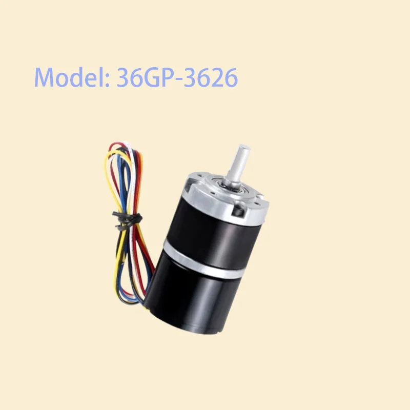 New 36GP-3626 planetary gear DC brushless reduction motor specification 12v24v miniature speed regulating motor