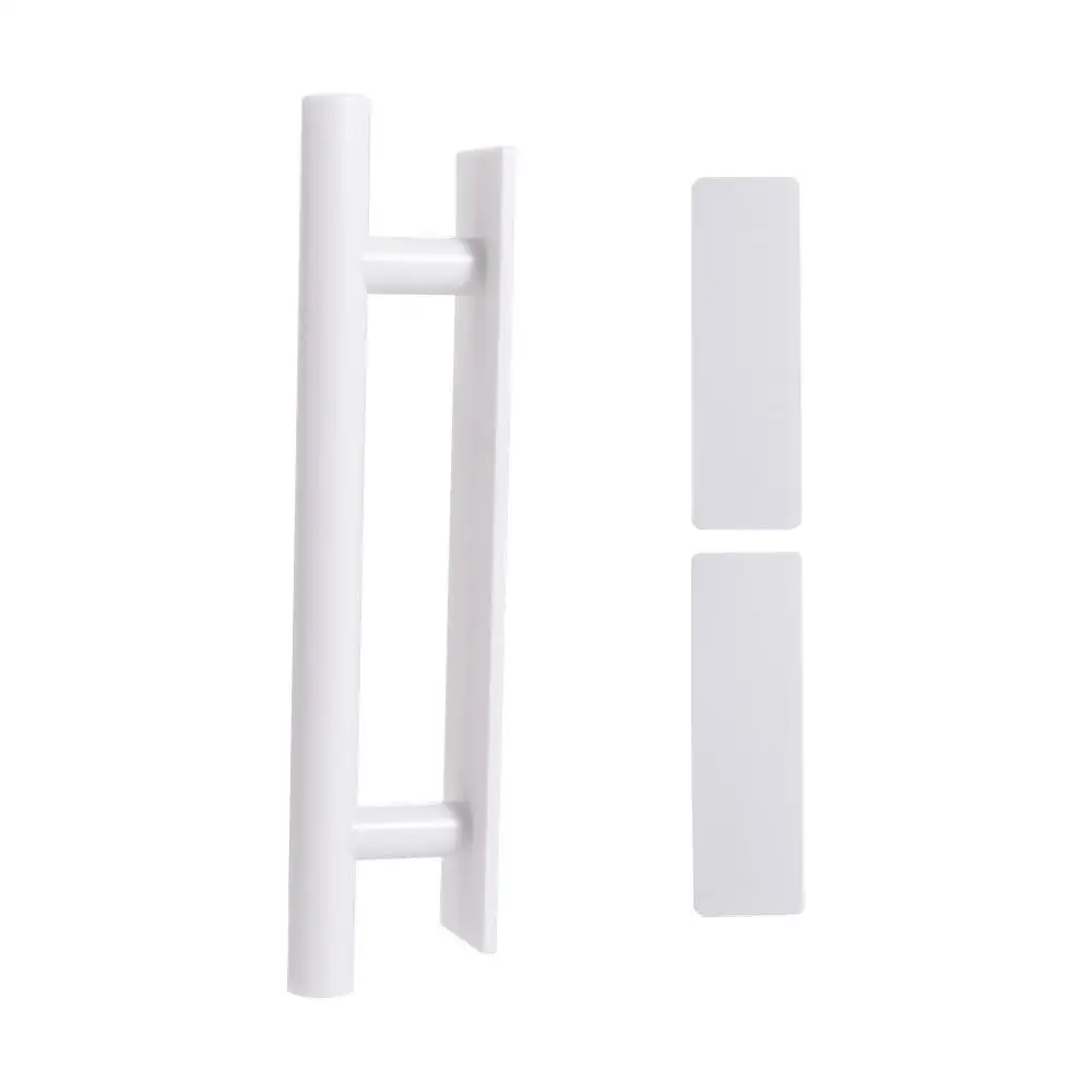 

Modern Knobs Self-adhesive Door Handle No punching Push-pull Door Pull Plastic Surface Mounted Cabinet Handle Drawer