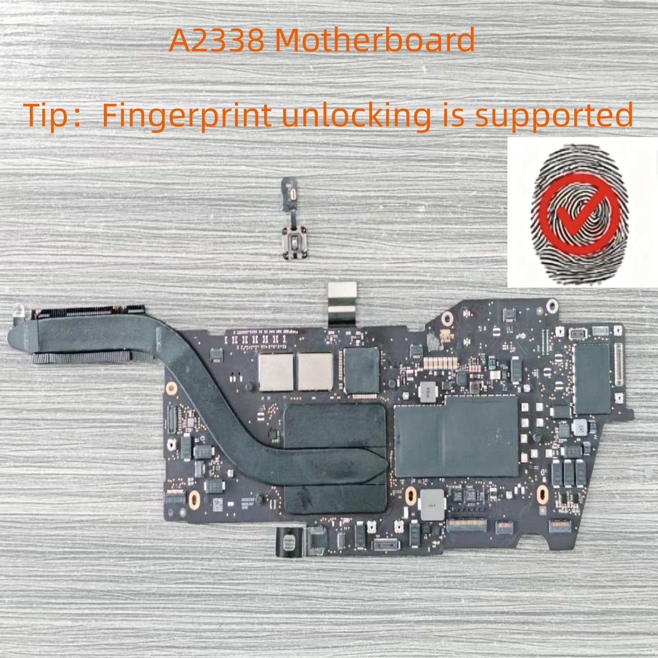 

For MacBook Pro Retina 13" M1 A2338 Yes / No Fingerprint Recognition Logic Board 820-02020-11 256GB 512GB 2020 Year