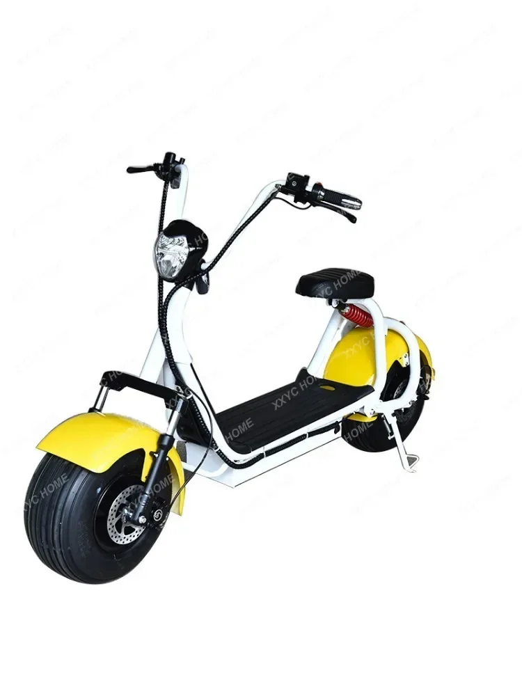 Double Two-Wheel Wide Tire Battery Car Motorcycle  scooter  electric moped  electric scooter bike