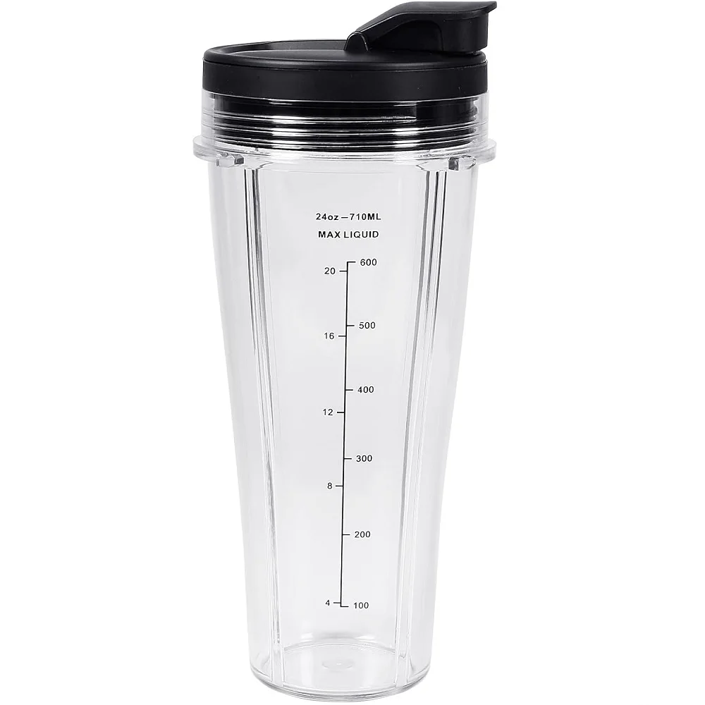 Vaso de repuesto para licuadora con tapa Sip & Seal Compatible con Ninja SS101,SS100,SS101C,SS101TGT,SS300,SS300C,SS400,SS401