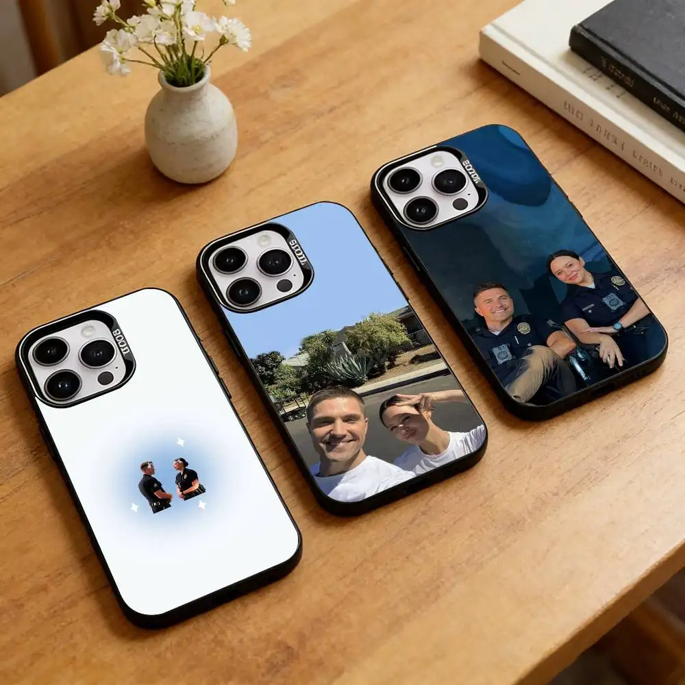

T-The Rookie Tim Bradford Phone Case For iPhone 17,16,15,14,13,12,11 Plus,Pro Max,XS,Colorful Silver Black Cover