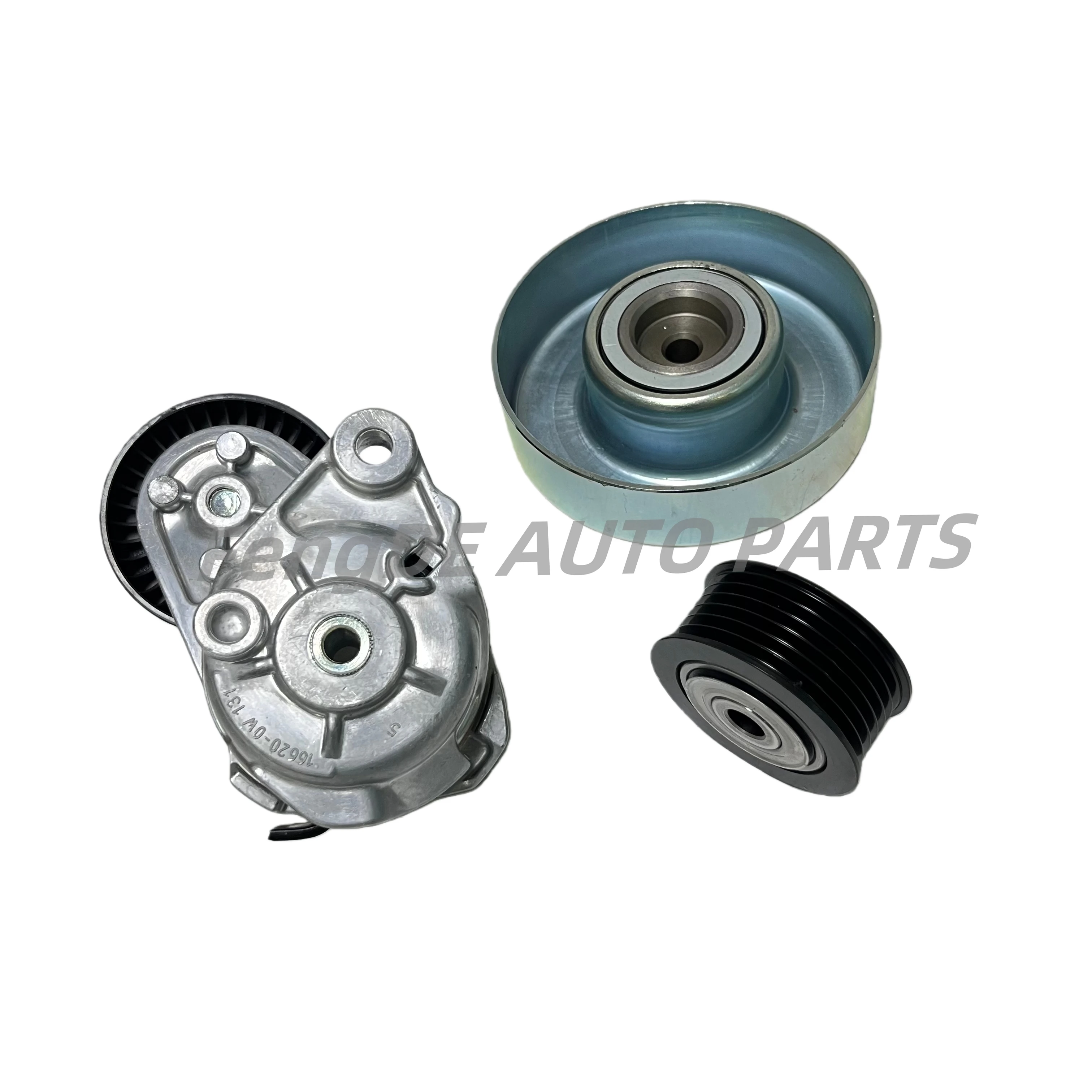 Drive Fan Belt Tensioner and Pulley Kit for Lexus LS460 4.6L 2007-2013 16620-0W130 16604-38020 16603-38030 166200W131
