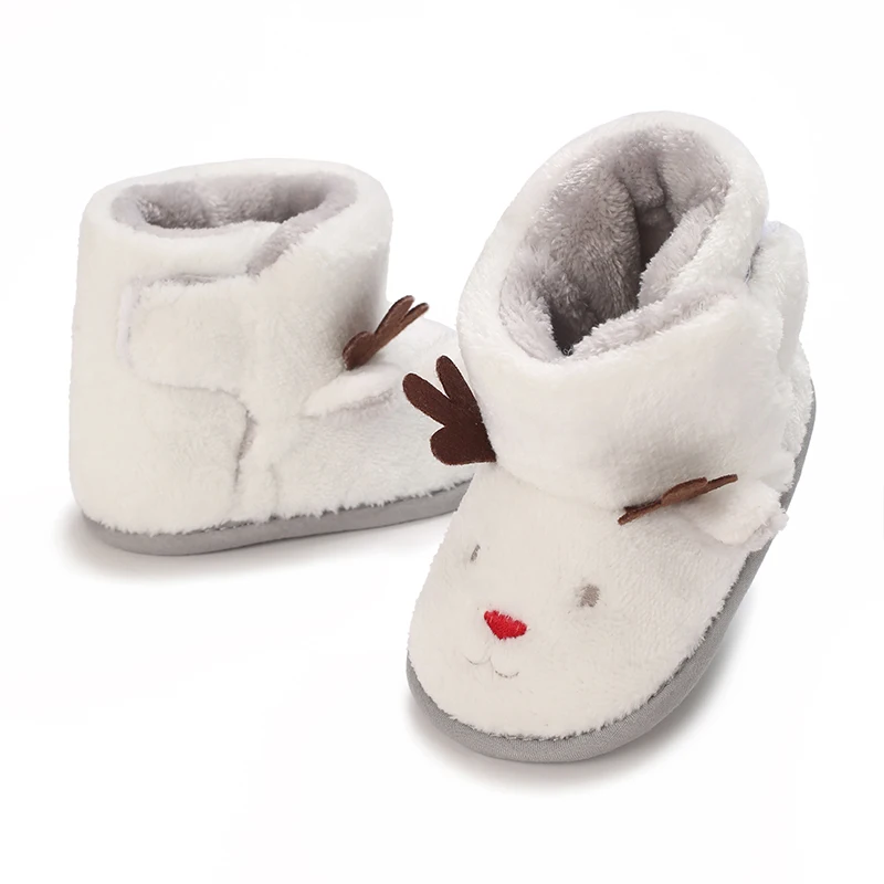 Weihnachten Winter Neue Rollenspiel Niedliche Cartoon Warme Schuhe Baby Stiefel Laufschuhe Winter 0-18 Monate Baby – Detail 9