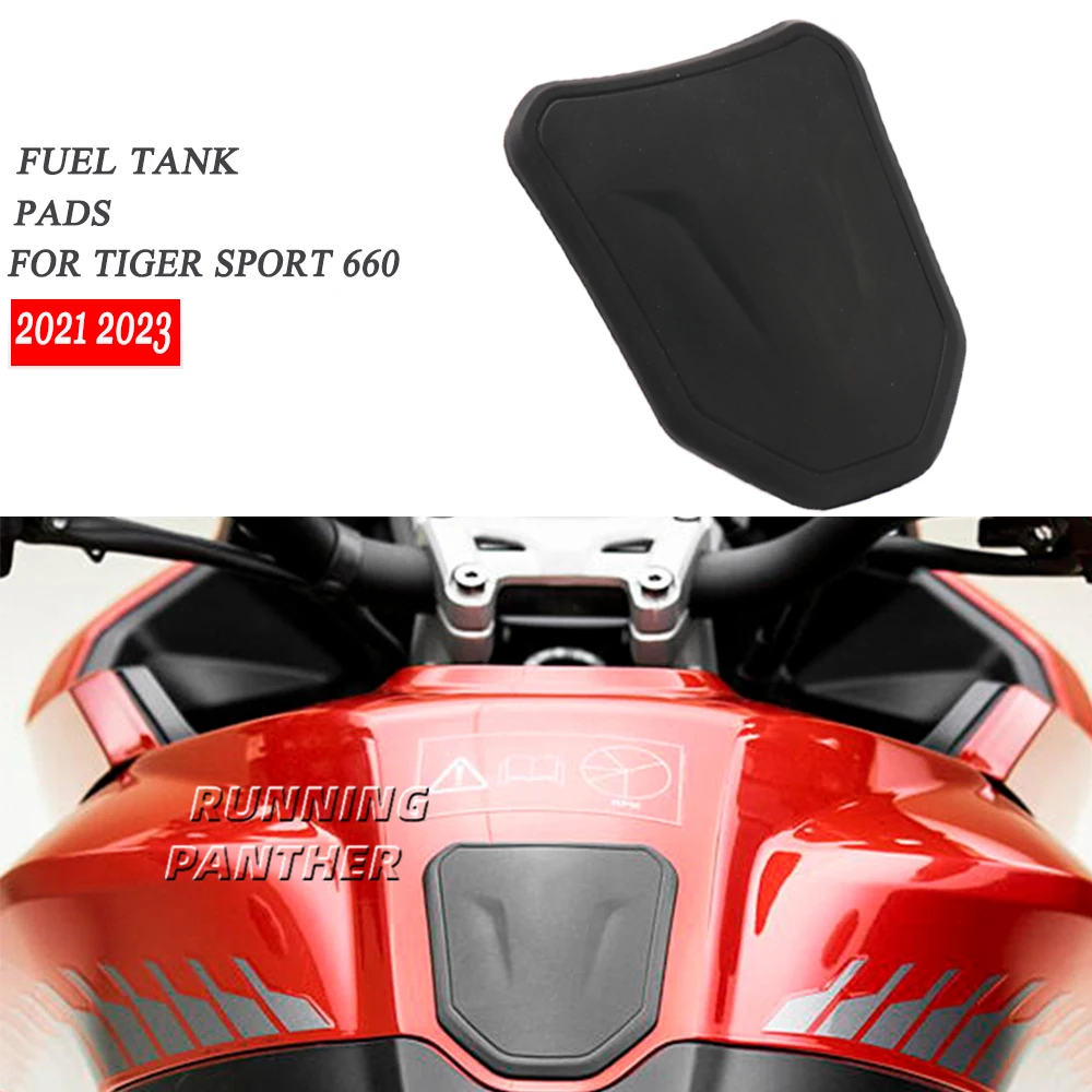 New With Logo Motorcycle Accessories Middle Fuel Tank Pad Protection Decal For Tiger Sport 660 TIGER SPORT 660 2021 2022 2023