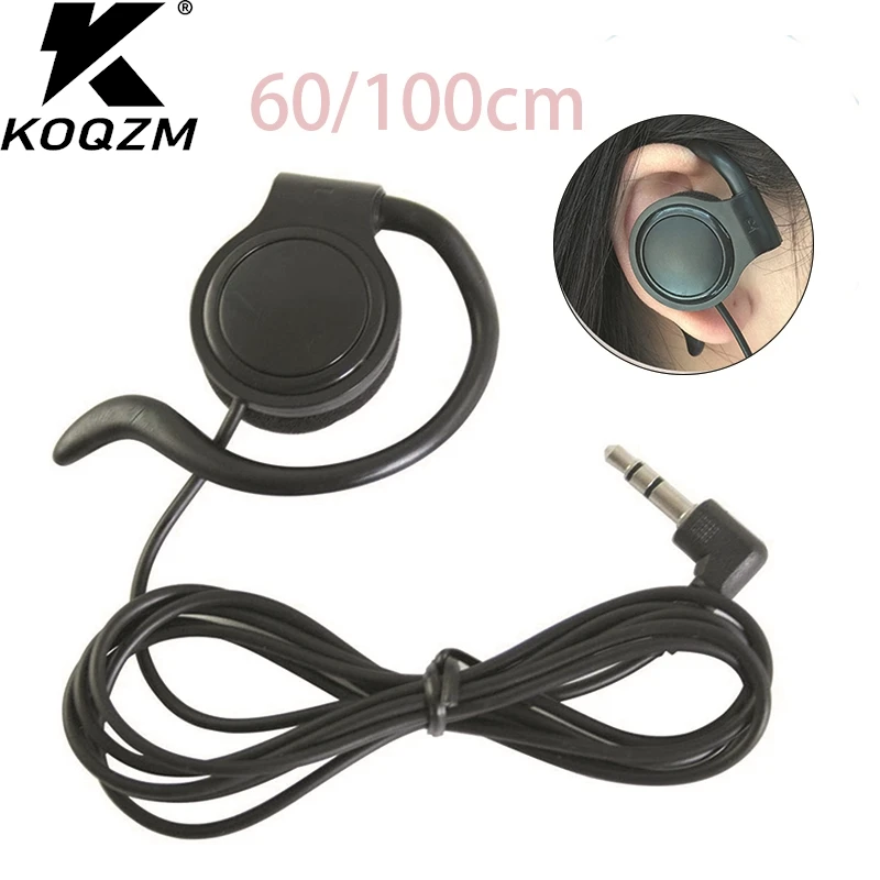 Headphones 3.5mm Plug Headset For Monitoring System Radio Tour Guide System Audio Guide Earphones Earbud Headset With Mic