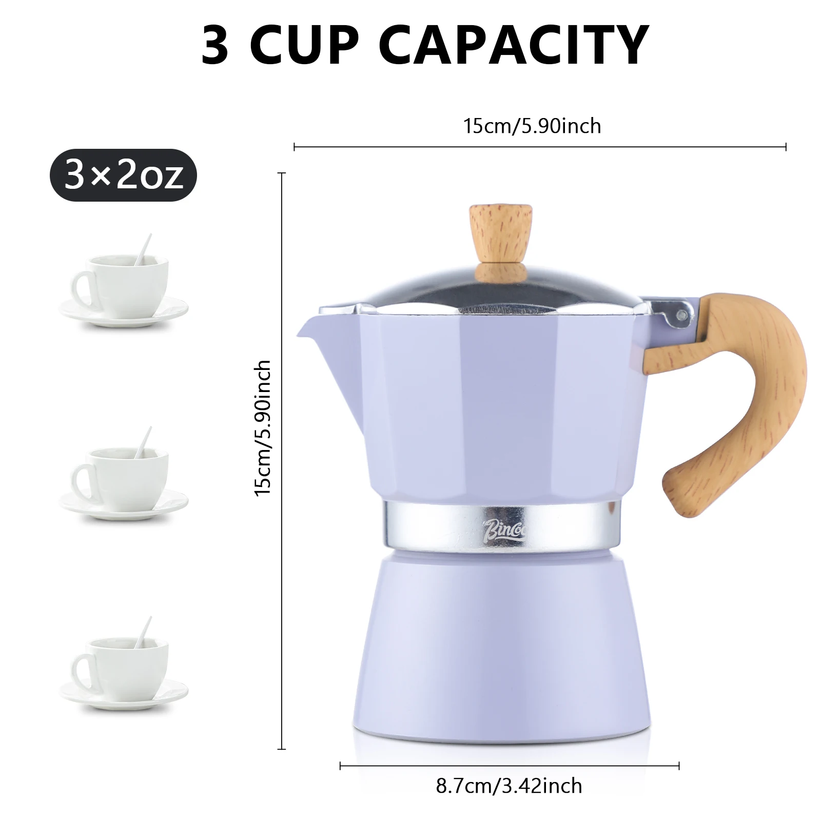 Office Home Moka Pot Italian Moka Coffee Pot Coffee Machine Hand Brewed Italian Electric Brewing Extraction Pot