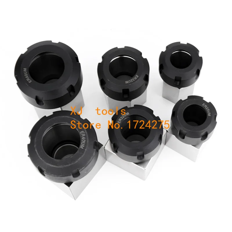 High quality Square ER25 ER32 ER40 Block Hard Steel Hex ER Collet Chuck Seat For CNC Lathe Engraving Cutting Machine Tool holder