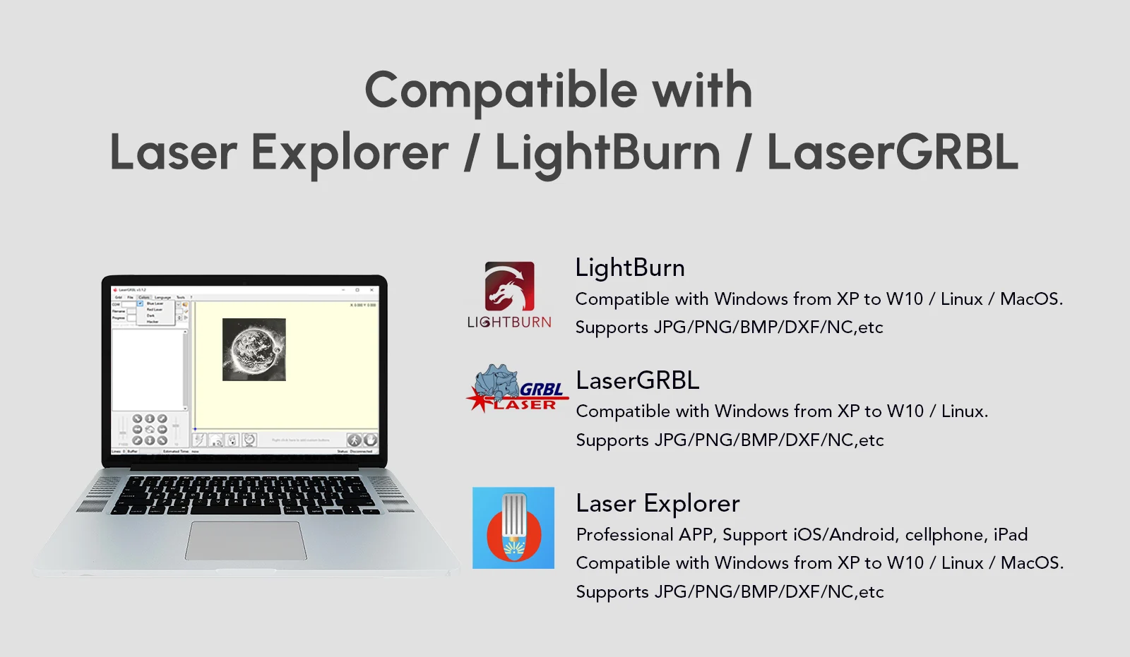 AlgoLaser Y-محور ظرف دوار للنقش بالليزر Y-محور الأسطوانة الدوارة وحدة النقش لنقش أجزاء الأداة الأسطوانية #1