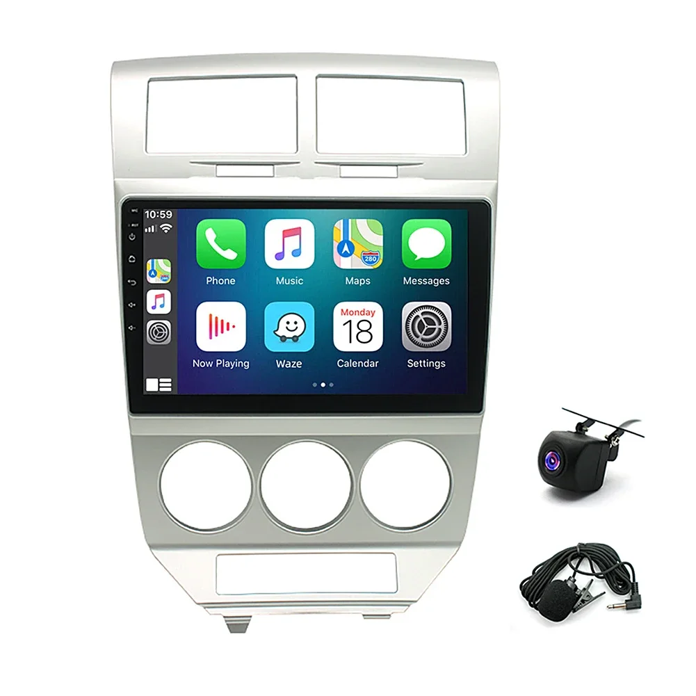 

10inch Car Stereo Radio Car-play GPS Wifi Compatible for Caliber 2007-2009 Android 13