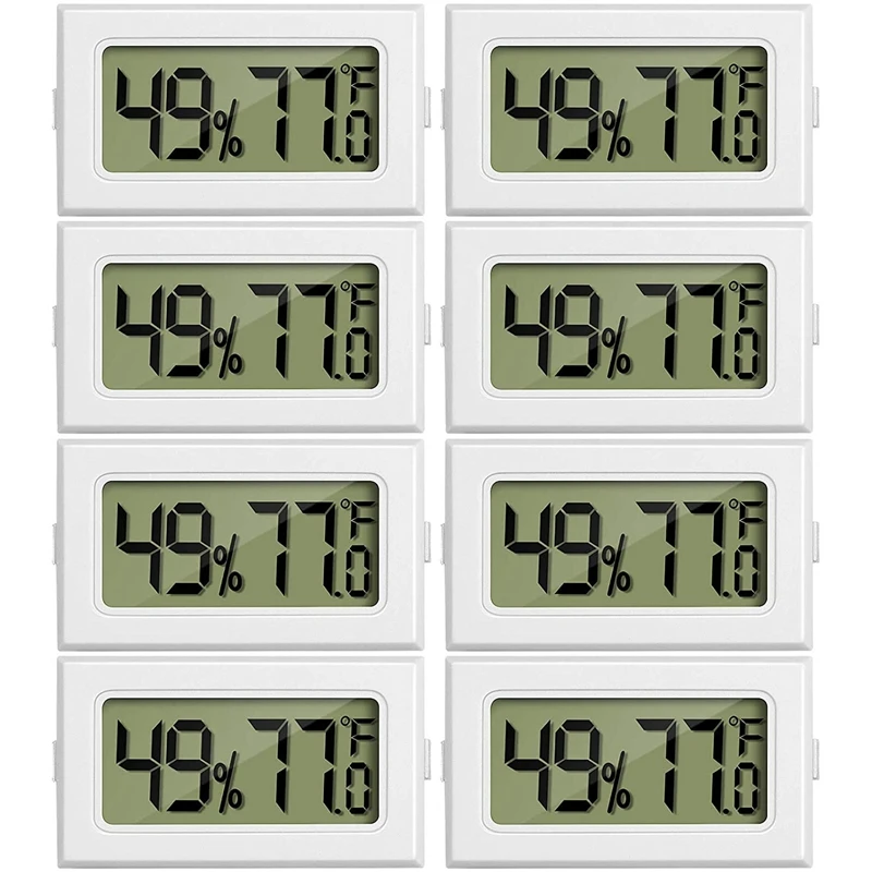 

Мини-термометр для измерения влажности с ЖК-дисплеем, 8 шт.