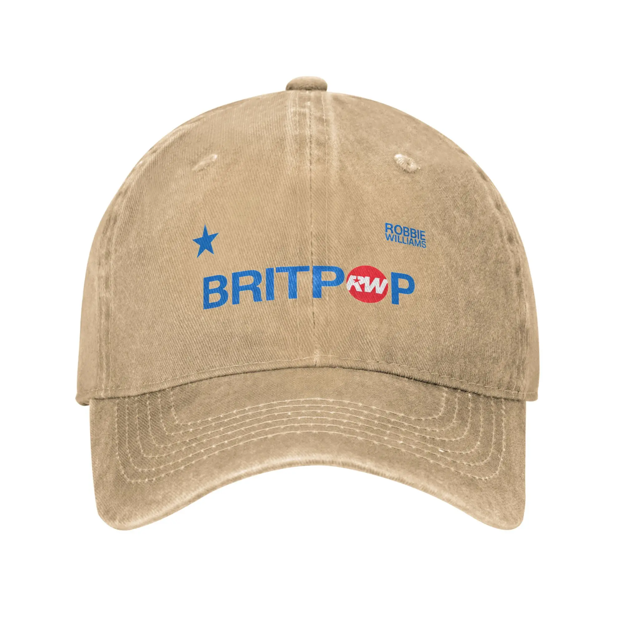 Robbie Williams Britpop Tour 2025 Casual Baseball Cap Summer  Trucker Hat Female Male Fashion Baseball Caps