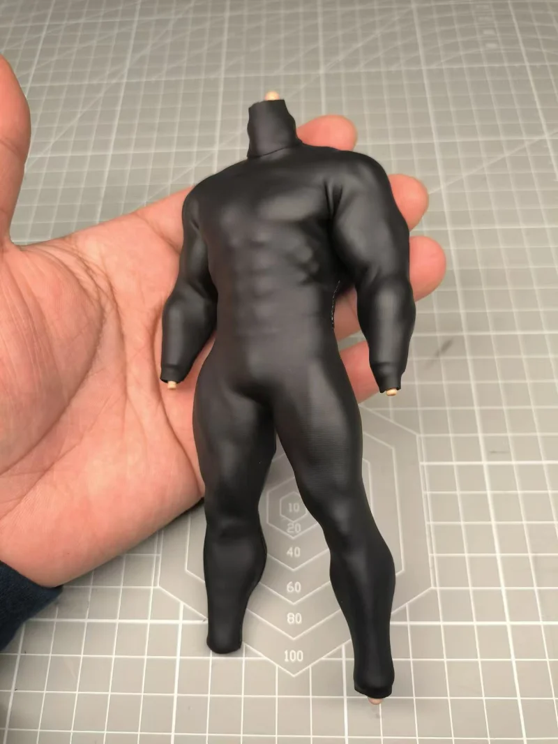 1/12 Scale Black Jumpsuit Model for 6'' Adam01 mufftoys