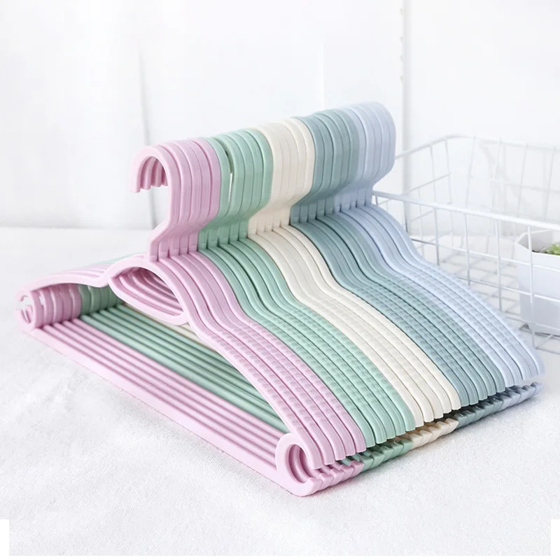 

5pcs Anti-slip Clothes Hanger Drying Rack Coat Hanger Household Multifunctional Adult Clothes Drying Rack Clothing Organizer