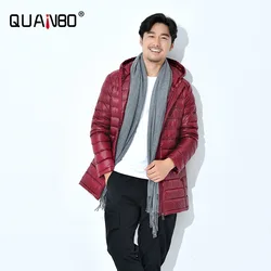 Jaqueta puffer para baixo ultraleve masculina, jaquetas casuais pretas, casacos longos, plus size, 5XL, 6XL, 8XL, 7XL