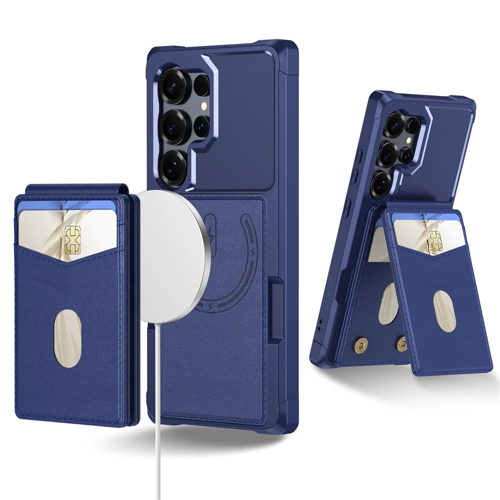 

Чехол-кошелек с блокировкой RFID для Samsung S25 S24 Ultra S23 Plus S21 FE A36 A56 A16 A26 A55 A35 A55 A25 A15 A05 A05S A54 Cover