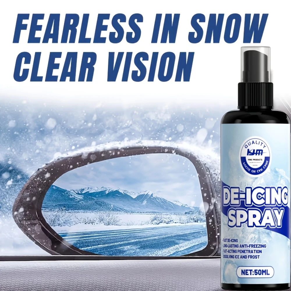 بخاخ إزالة الجليد متعدد الأغراض |   يذوب الثلج والثلج في 3 ثوانٍ، حماية تدوم طويلاً، مناسبة للزجاج الأمامي ونوافذ السيارة