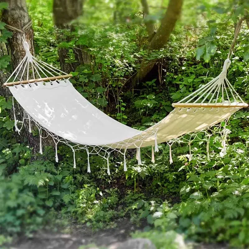 

L1218 Hunting Outdoor Swings Hammock Camping Lounge Terrace Hanging Balcony Hammock Adult Sun Sleeping Rede De Descanso Camp Sup