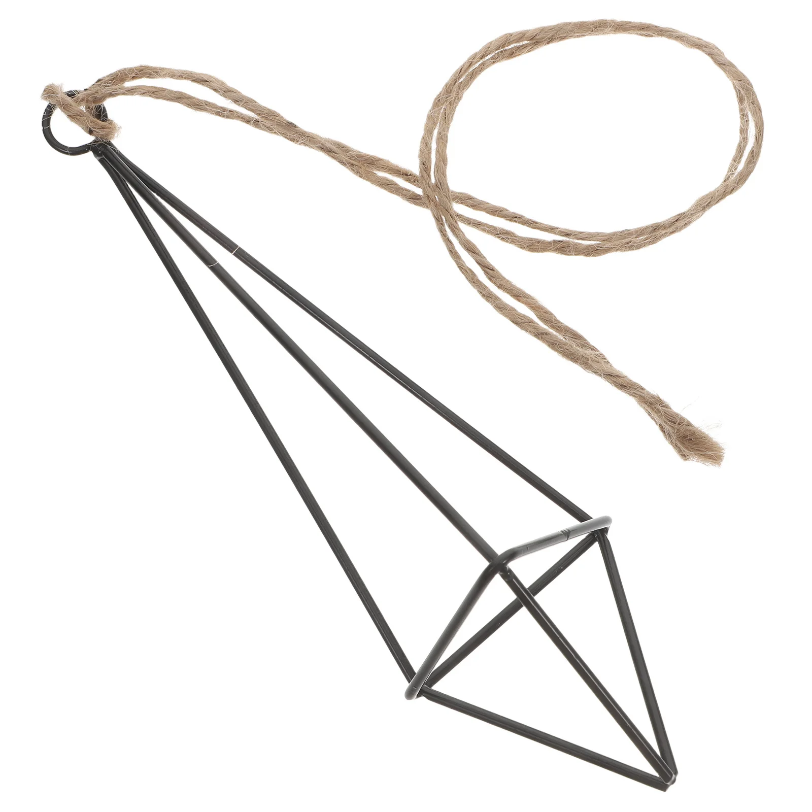 

Iron Art Air Plant Holder Hanging Metal Geometric Rack Space Saving Wall Mount Planter for Home Office Decorative Use