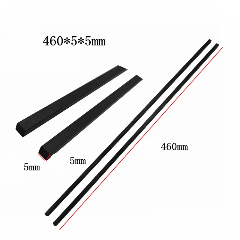 2Pcs 460mm Carbon Fibre Electric Guitar Neck Stiffener Truss Rod Adjustment Leve Musical Instrument Accessories Parts