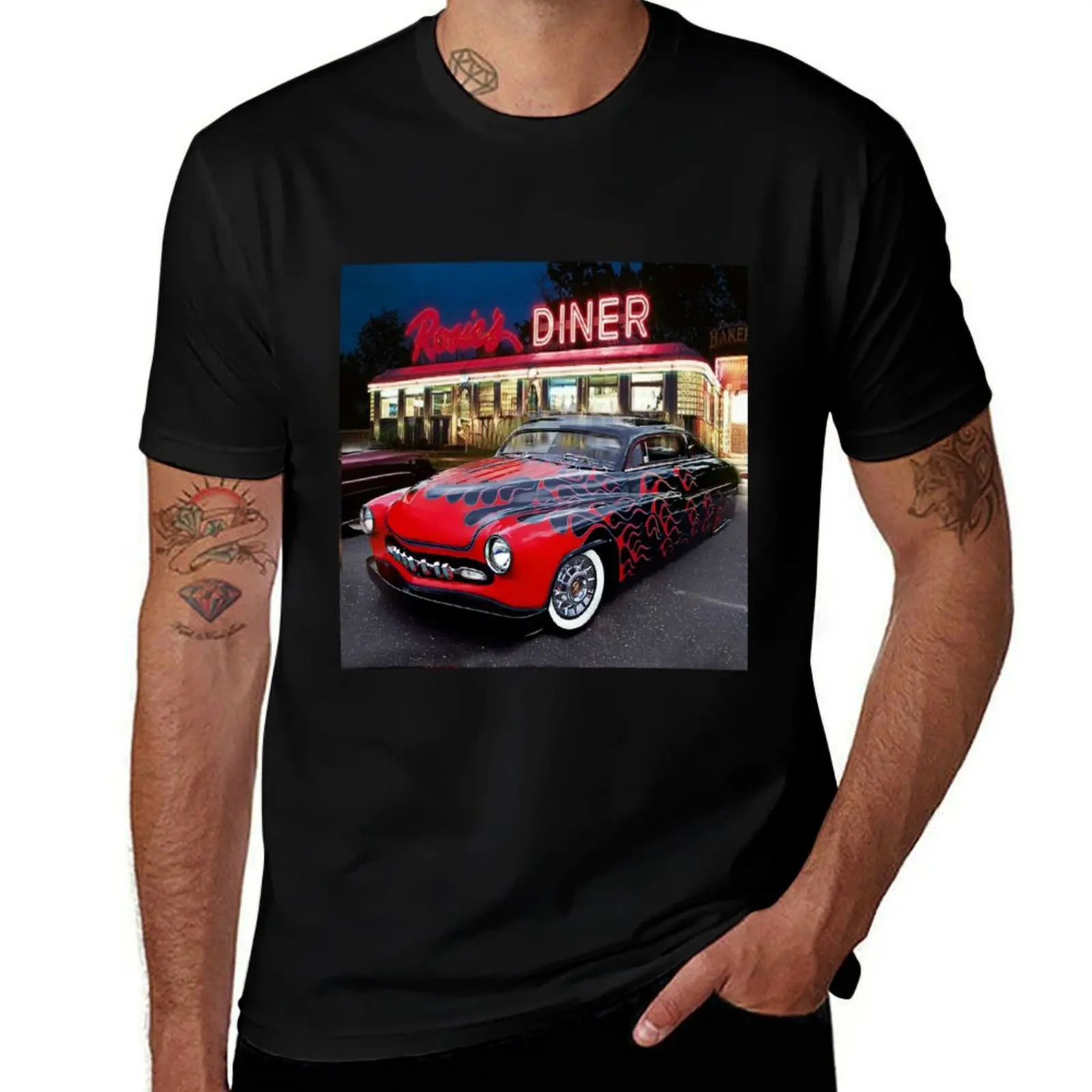 

HOT ROD MERCURY T-Shirt tops Luxury man man t shirt shirts men graphic