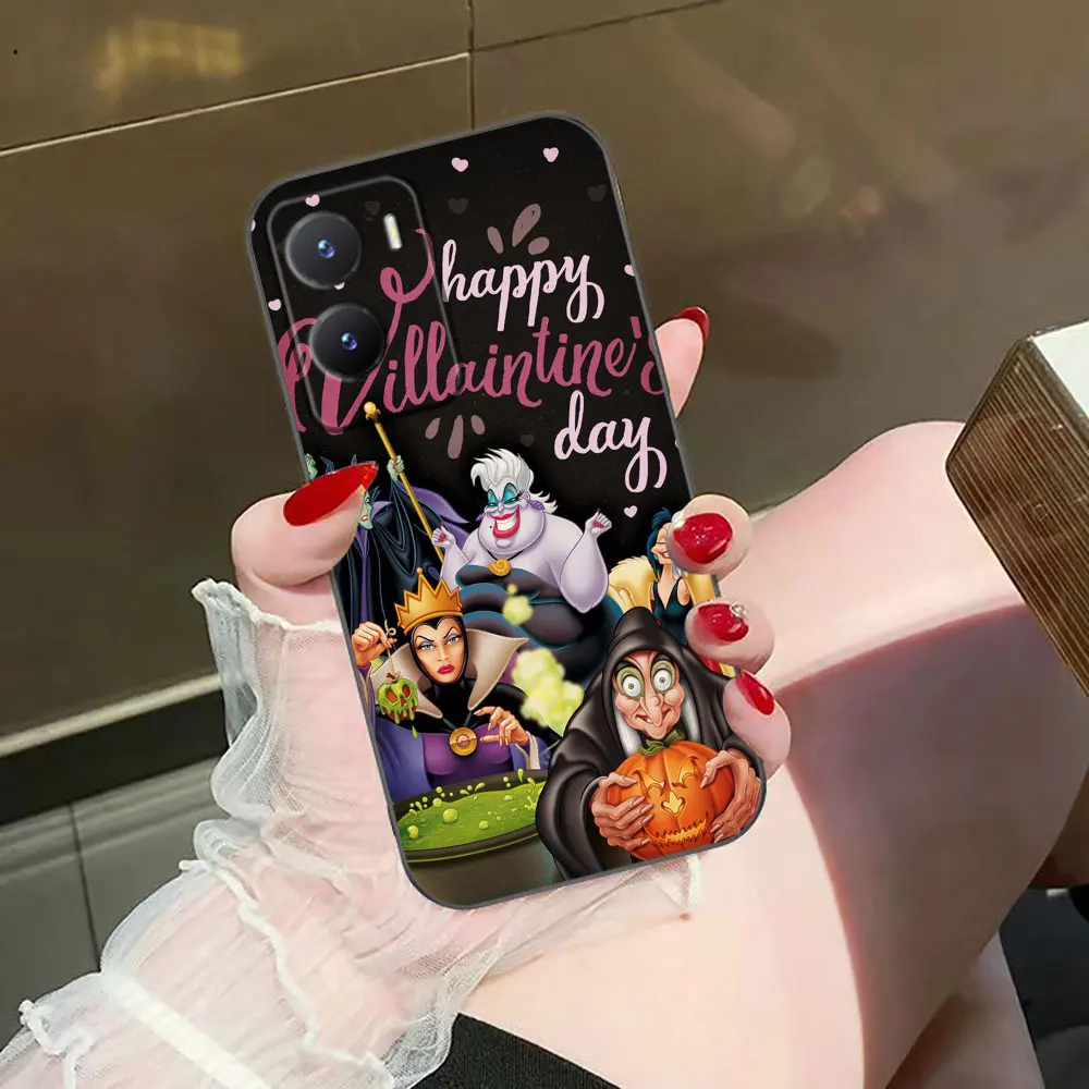 Disney Villain Queen Phone Case For VIVO Y100 Y93 Y78 Y77 Y76 Y72 Y50 Y51 Y36 Y35 Y28 Y27 Y22S Y21 Y20 Y17 Y17S Y16 Case Funda