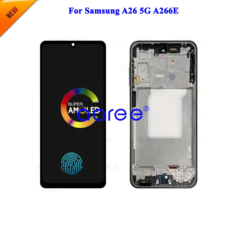 6.66' New Model AMOMLED OLED LCD Screen For Samsung A26 5G A266 LCD For Samsung A26 5G A266 LCD Screen Touch Digitizer Assembly