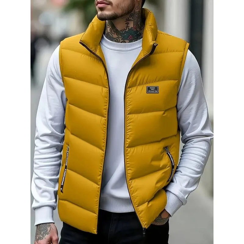 

Men's Large Size Vest Durable Unisex down Vest for All Seasons Fashionable Neutral Style Other Functionalities Spring 2026