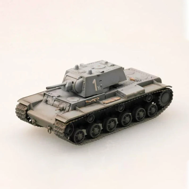 36277 1:72 Scale Soviet KV-1 Heavy Tank Simulation Plastic Model Static Collectible Toy Gift Souvenir Decoration