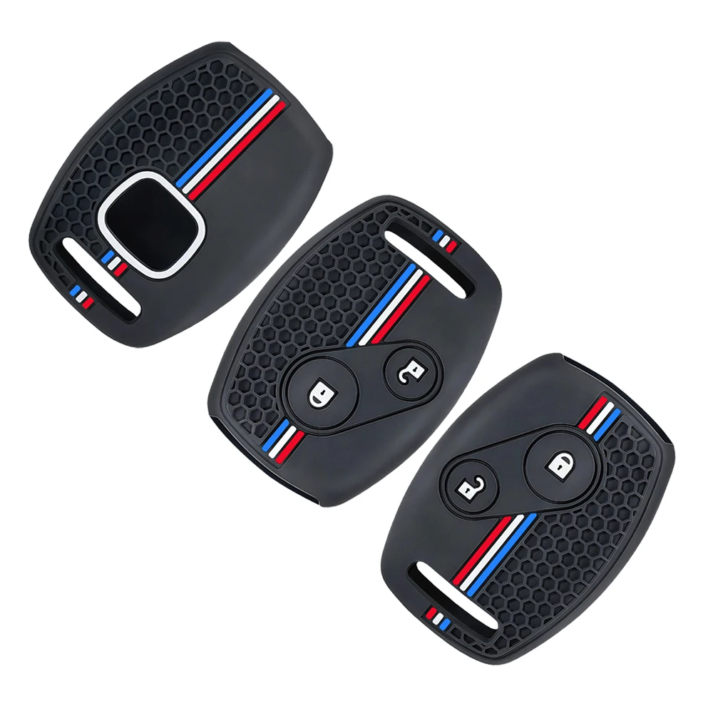 2026 New Silicone Car Key Case Cover for Honda Fit CIVIC JAZZ Pilot Accord CR-V Freed Freed Pilot StepWGN Insight Key Shell