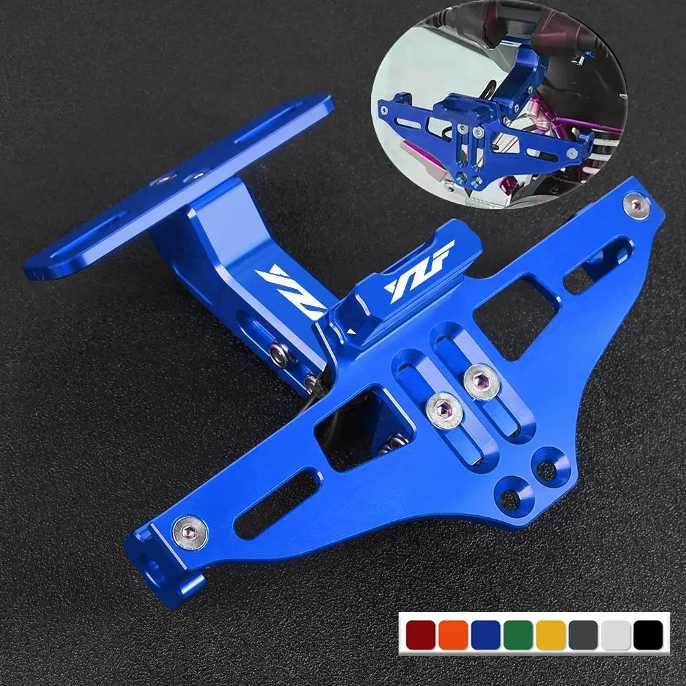 

For Yamaha YZF R3 R25 R6 R1 R7 R125 2013-2019 2020 2021 2022 2023 Universal Motorcycle Rear License Plate Mount Holder LED Light