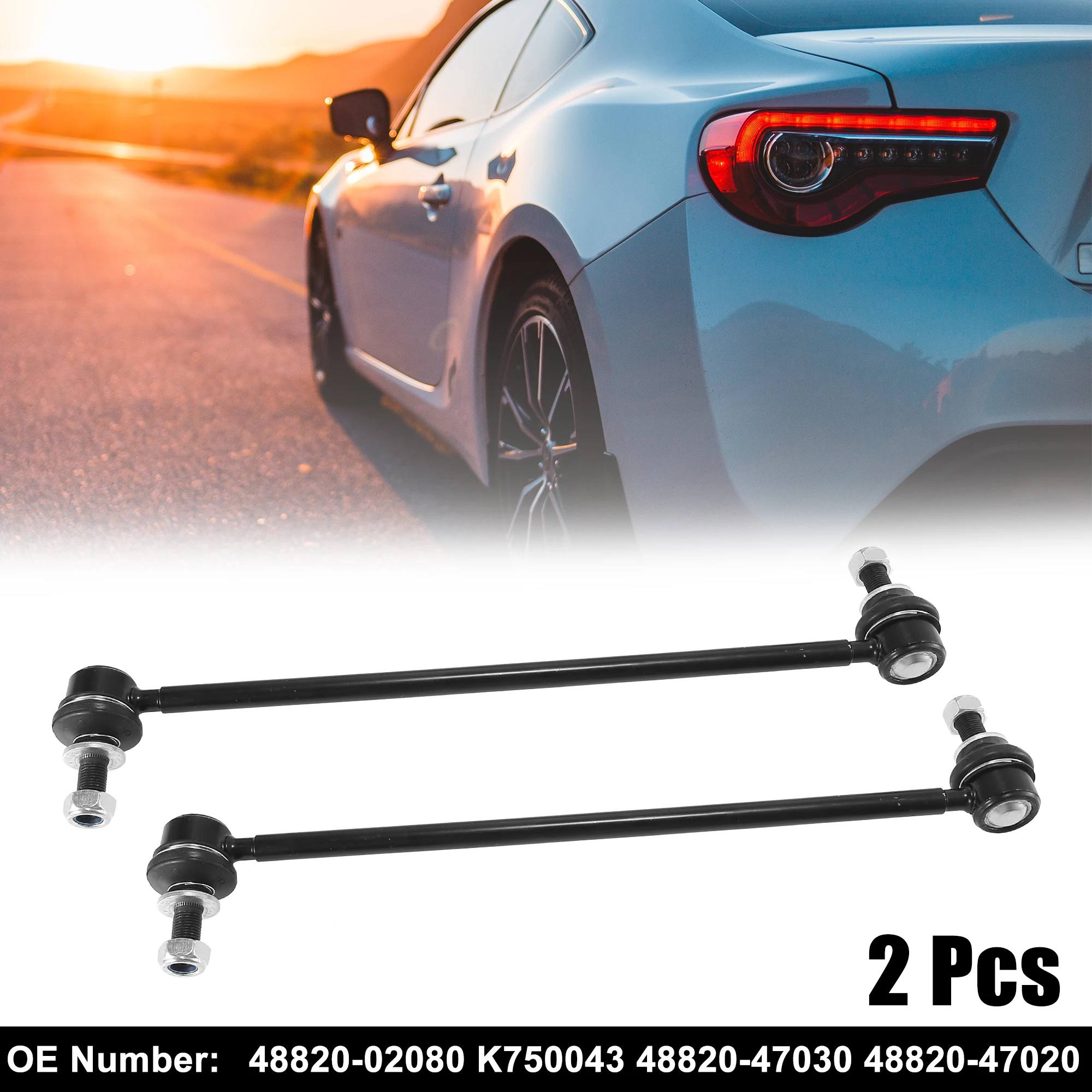 

UXCELL 2 шт. передний стабилизатор поперечной устойчивости комплект подвески для Toyota Prius 2010-2015