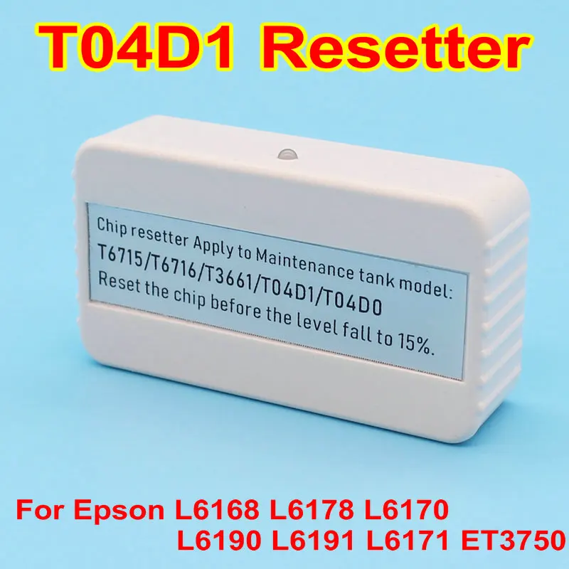 

T04D1 Maintenance Tank Chip Resetter Tool Kit Reset EPMB1 T6716 T3661 PXMB8 For Epson L6168 L6178 L6198 L6170 L6190 L6191 L6171