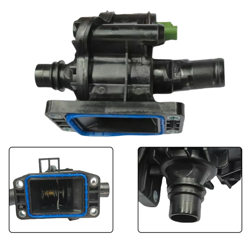 

Корпус термостата 1230673 для Ford Focus для C4 2004-2010 1,6 HDI 1336X2, корпус термостата двигателя, пластик на выходе воды