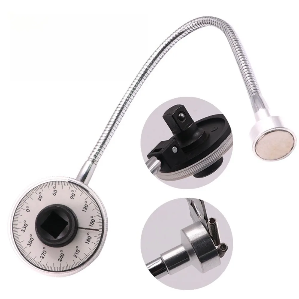 High-Quality 1/2" Torque Protractor - Pointer Dial Angle Gauge & Torque Angle Meter for Auto Repair Precision Torque Measurement - view 6