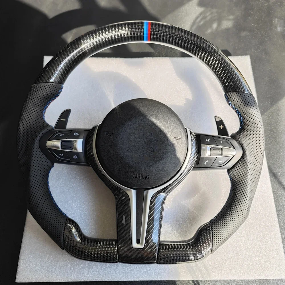 Led Carbon Fiber Steering Wheel For BMW M Series F80 F82 F10 F06 F12 F13 F15 F16 F20 F22 F30 F31 F32 F33 F36 M2 M3 M4 M5 M6