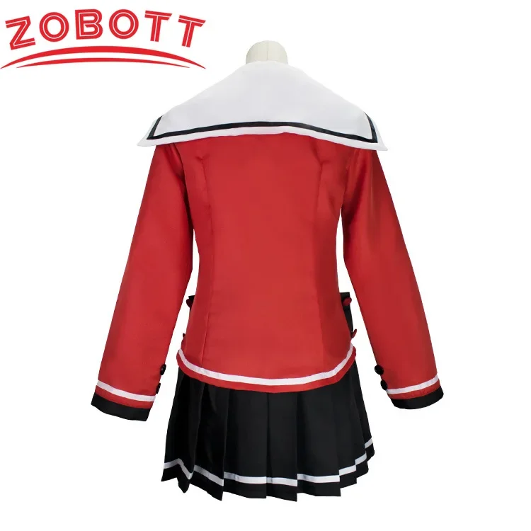 أنيمي لولي الأحمر زي مدرسي شارلوت توموري ناو تأثيري حلي هالوين مرحلة الأداء كرنفال حفلة لعب الأدوار البدلة