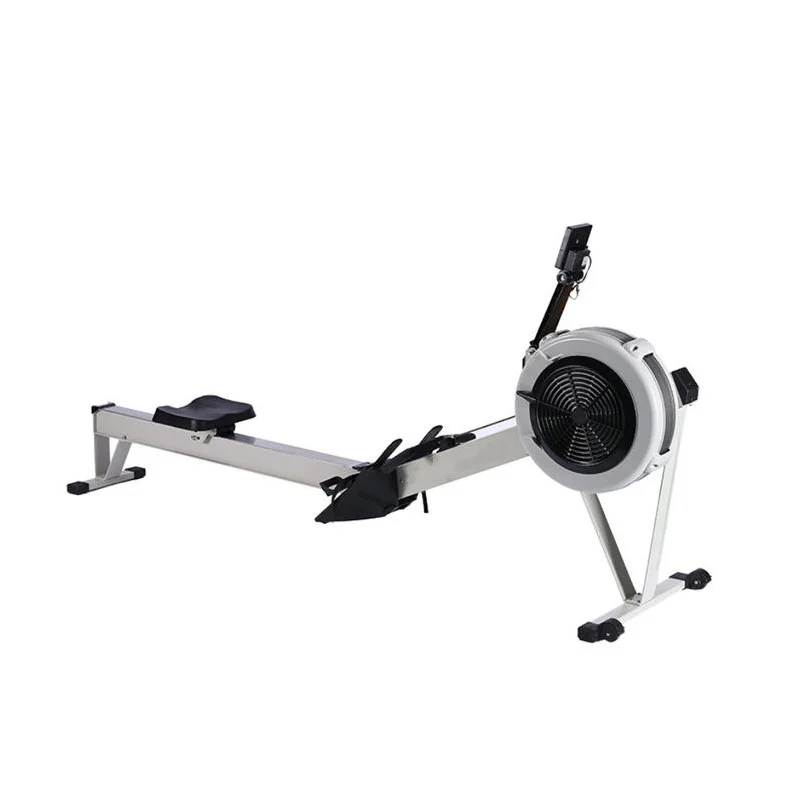 Equipo de Fitness Cardio para interiores, máquina de remo con arrastre de viento, estructura estable, Material duradero para entrenamiento de Club de gimnasio