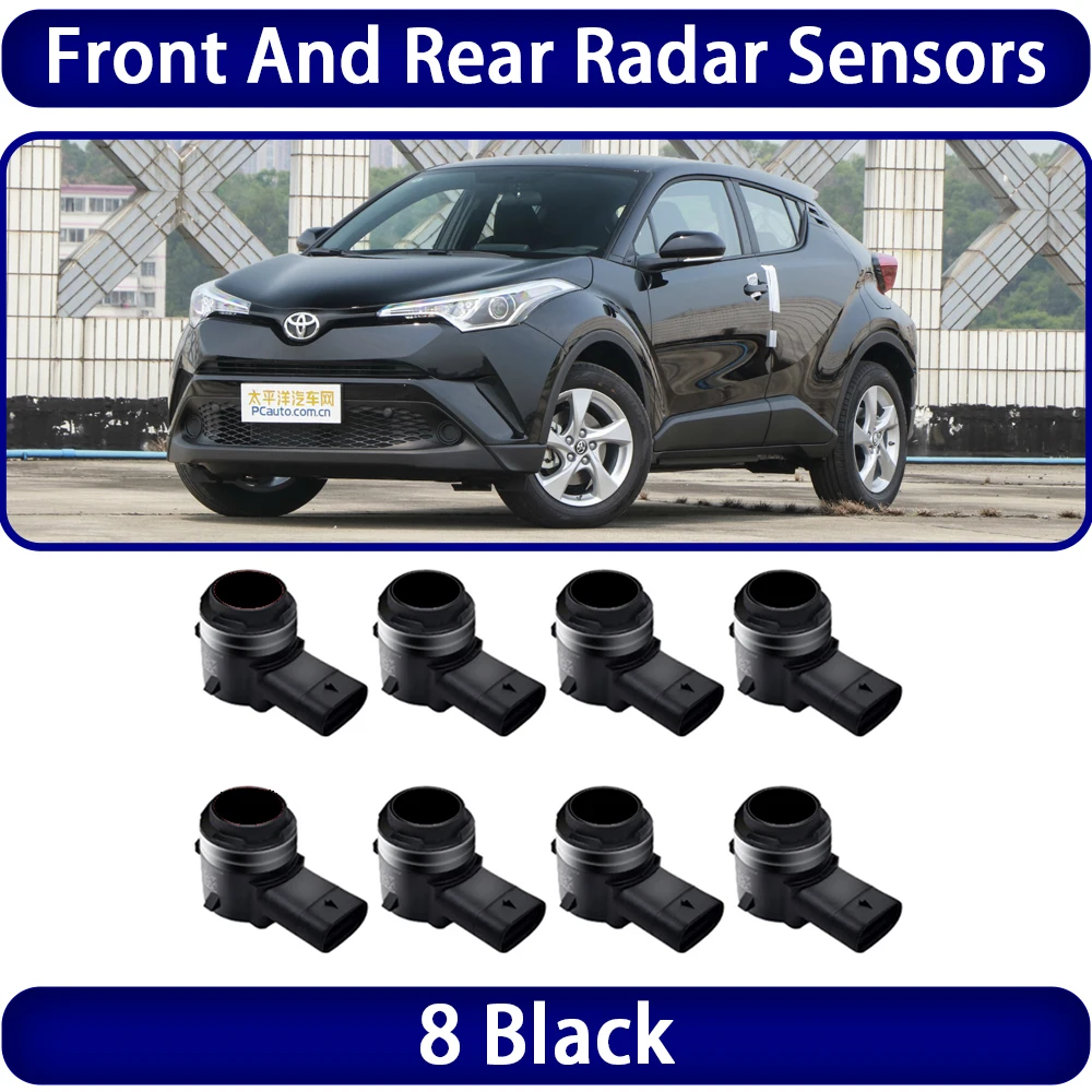 ZhuCamX Car Parking Sensor Kit for Toyota CHR C-HR 2016-2023